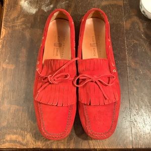 The Original Car Shoe Company Red Suede slip-ons